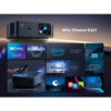Yaber K2S Entertainment Projector Android 9.0 with Build-in TV Dongle, 1080P FHD, 800 ANSI Lumens