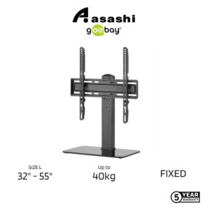 Goobay TV Stand Basic Fix Mono (32"-55") 58524 - Black