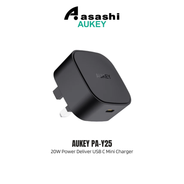 AUKEY PA-Y25 20W Power Deliver USB C Mini Charger (AUKEY MALAYSIA)