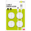 Goobay Cable Management 3 Slots 4pcs White 70373 / Black 70398