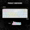 Corsair K70 PRO MINI WIRELESS RGB 60%, CHERRY MX Red CH-9189010-NA / CH-9189110-NA