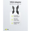 Goobay WH TV VESA Adapter for TV Wall Mount (Max: 400x400) 60134