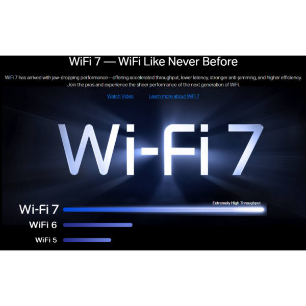 TP-Link Archer BE805 BE19000 Tri-Band Wi-Fi 7 Router
