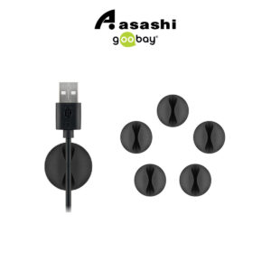 4e6cb9f287b21a361e686941b89ce970.jpeg Goobay Cable Management 1 Slot 5pcs White 95183 / Black 95040