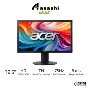 522874ff75d02fec2f3eac16b3940dc7.jpeg Acer E200Q 19.5" Monitor (75Hz/6ms/1600x900 HD/VGA/HDMI)