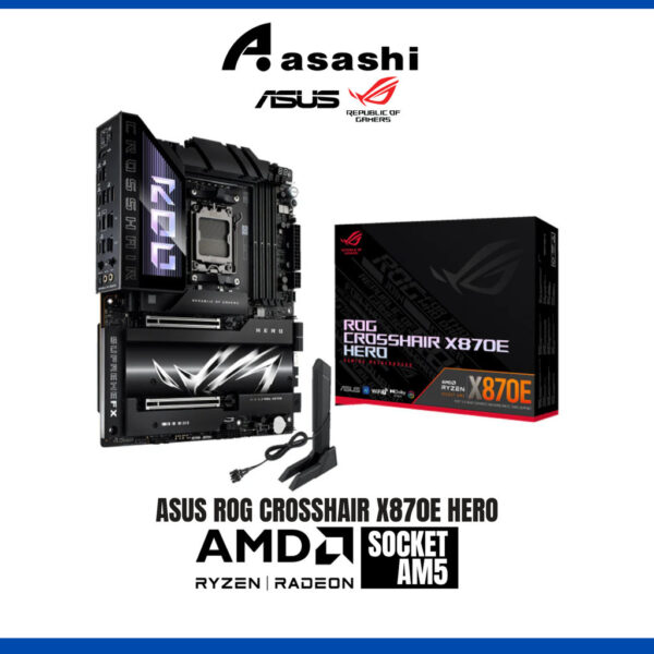 ASUS ROG CROSSHAIR X870E HERO (LGA1851) ATX Motherboard