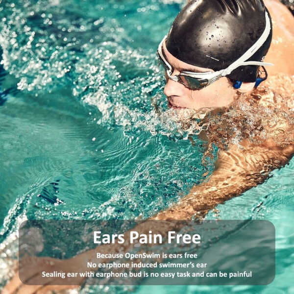 SHOKZ OpenSwim 4G Storage MP3 IP68 Waterproof Bone Conduction Headphones For Swimming ( S700 )