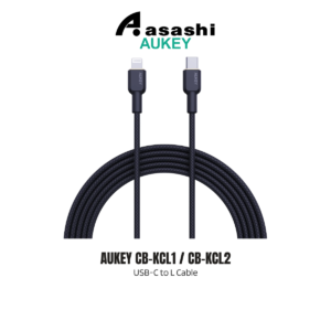 Aukey CB-KCL1 / CB-KCL2 Circlet CL Aramid Fiber Core USB-C to L Cable Type C PD Cable