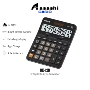 Casio DX-12B Practical Calculators Desktop Type