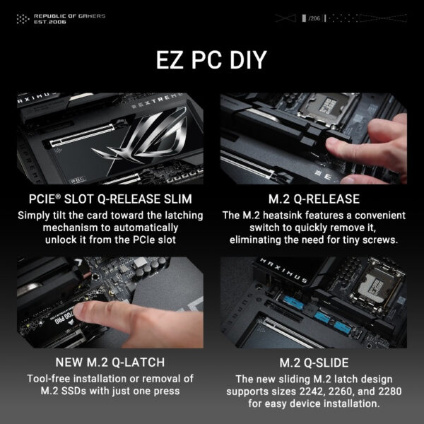 ASUS ROG MAXIMUS Z890 EXTREME (LGA1851) E-ATX Motherboard