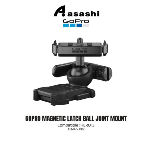 GOPRO HERO13 Black Magnetic Latch Ball Joint Mount AEMAG-002
