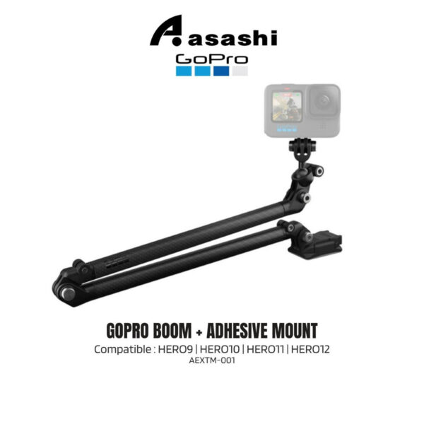 GOPRO Boom + Adhesive Mount for HERO12/HERO11/HERO10/HERO9 AEXTM-001