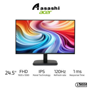 Acer EK251Q G 24.5" IPS 120hz 1ms FHD Monitor (VGA/ HDMI/ AUXO) Build-in SPK