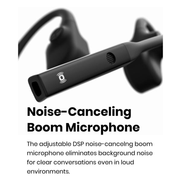 SHOKZ OpenComm 2 Bone Conduction Open-Ear Bluetooth Headset With Noise-Canceling Microphone
