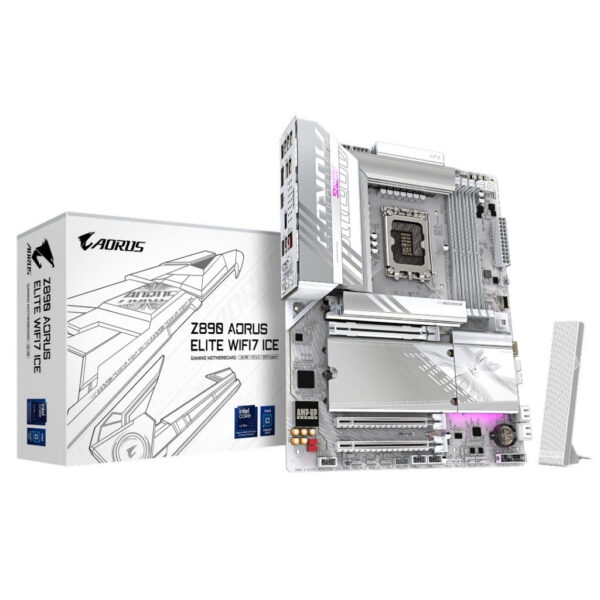 GIGABYTE Z890 AORUS ELITE WIFI 7 ICE (LGA1851) ATX Motherboard Ultra 5 245K Ultra 7 265K Ultra 9 285K