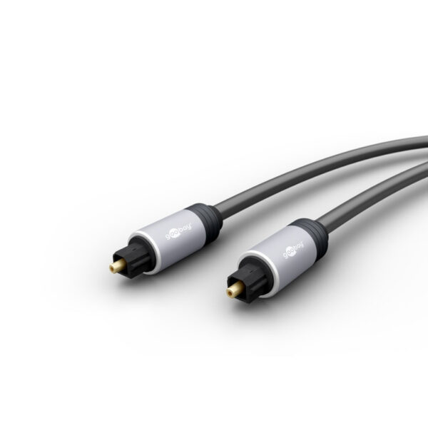 Goobay Toslink Digital Audio Connection Cable (1.5m / 3m / 5m) 77125 77137 77141