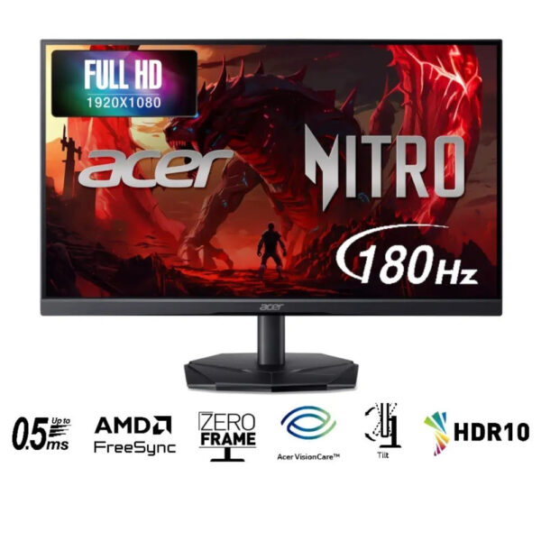 7ef99c544a5a771043dff490a0dc4590.jpeg Acer KG241YP3 24" VA 180Hz 0.5ms Gaming Monitor (HDMI/ DP) Free-Sync Premium Built-in SPK