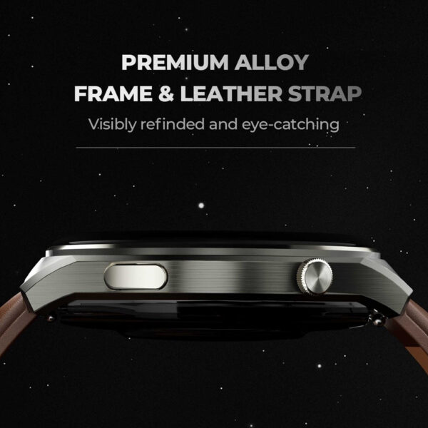 Aukey SW-2U Alloy Frame Amoled Display Smart Watch (1.43")