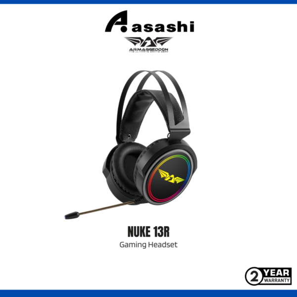 Armaggeddon Nuke 13R RGB 7.1 Surround Sound Gaming Headphone