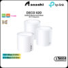 TP-Link DECO X20 AX1800 Whole Home Mesh Wi-Fi 6 System (AP Or Router Mode) (Support Unifi , Maxis & TIME Fiber)