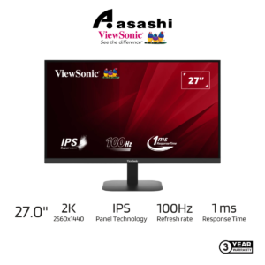 897886cd692270a2f2045280d2b43f5b.png VIEWSONIC 27" VA2708-2K 27" QHD 100Hz 1ms IPS Monitor / VA2708-4K-HD UHD 60Hz 4ms IPS Monitor