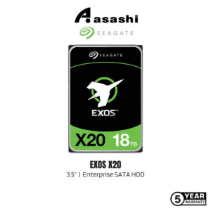 93e323f4c27c6c8add554c24d407a94a.jpeg Seagate Exos X20 18TB / 20TB 3.5" Enterprise SATA HDD - 7200RPM/ 256MB (512e)