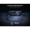 Yaber K2S Entertainment Projector Android 9.0 with Build-in TV Dongle, 1080P FHD, 800 ANSI Lumens