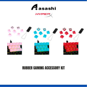 HyperX Rubber Gaming Accessory Kit-US (Red/Pink/Blue) keycap