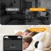 IMOU DK2 IPC-DK2-2H1W-AE 1080P Indoor 360° Security Camera with Night Vision & Two-Way Talk