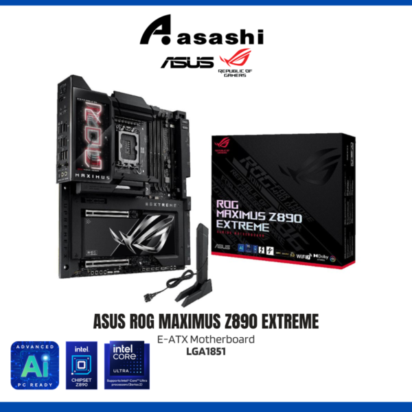 ASUS ROG MAXIMUS Z890 EXTREME (LGA1851) E-ATX Motherboard