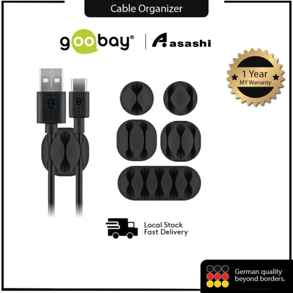 Goobay Cable Management Set 5-Pcs 70683