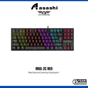 b99ff37141119466c5ce18c25b04e7b4.png Armaggeddon MKA-2C Neo PsychRaven (87 Keys) Clicky / Tactile / Linear Mechanical Gaming Keyboard - Blue Switch