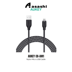 AUKEY CB-AM1 High Performance Nylon Micro USB Cable - 1.2M (AUKEY MALAYSIA)