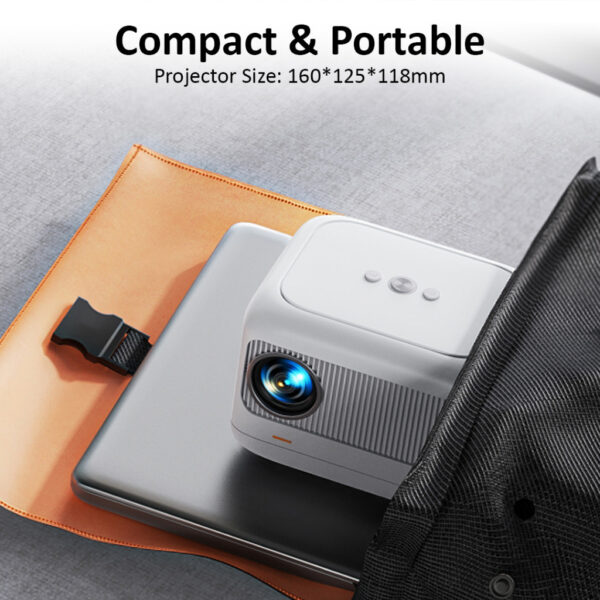 Yaber L1 Lifestyle Projector , 250 ANSI Lumens, Android TV 9.0, 5W X 1 Speaker
