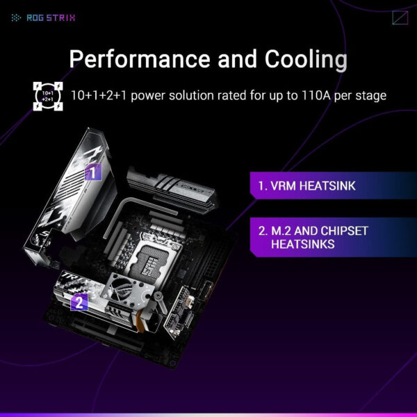 ASUS ROG STRIX Z890-I GAMING WIFI (LGA1851) ITX Motherboard