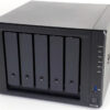 Synology DS1019+ 5-Bay NAS Storage (Intel Celeron J3455 Quad Core 1.5 GHz, 8GB DDR3L, 2 x GbE)