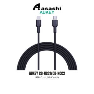 Aukey CB-NCC1 / CB-NCC2 Circlet 60W Nylon braided USB-C to USB-C cable