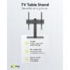 Goobay TV Stand Basic Fix Mono (32"-55") 58524 - Black