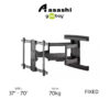 Goobay WH FULLMOTION Pro TV Wall Mount L Wide Range (37"-70") 49935 - Black