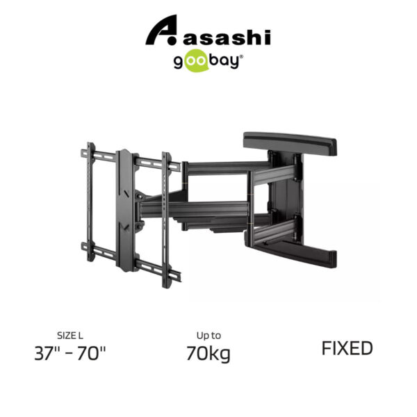Goobay WH FULLMOTION Pro TV Wall Mount L Wide Range (37"-70") 49935 - Black