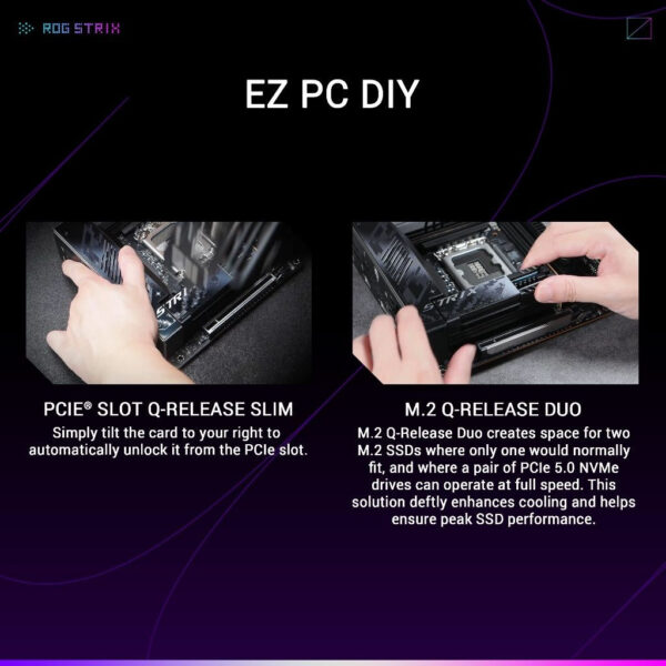 ASUS ROG STRIX Z890-I GAMING WIFI (LGA1851) ITX Motherboard