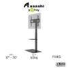Goobay TV Floor Stand Basic L (37"-70") - Black 58526