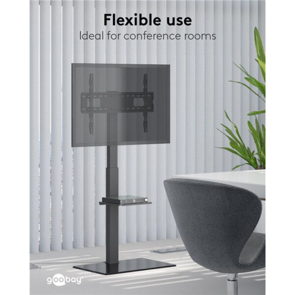 Goobay TV Floor Stand Basic L (37"-70") - Black 58526