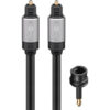 Goobay Toslink Digital Audio Connection Cable (1.5m / 3m / 5m) 77125 77137 77141