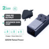 AUKEY PU-A3 75W Power Strip with 1 AC Outlet & 5 USB Ports