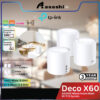 TP-LINK DECO X60 AX3000 Whole Home Mesh Wi-Fi 6 System (AP Or Router Mode) (Support Unifi , Maxis & TIME Fiber)