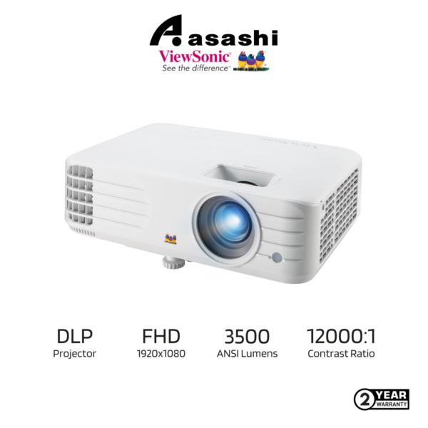 Viewsonic PX701HD 3500Ansi Lumens, Resolution 1920x1080, Contrast Ratio 12000:1, DLP Projector