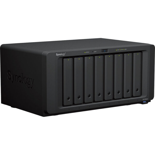 Synology DS1823xs+ 8-Bay NAS Storage (AMD Ryzen V1780B Quad Core 3.35 GHz, 8GB D4 ECC, 2 x GbE LAN, 1 x 10GbE LAN)