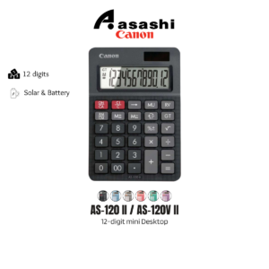 CANON AS-120V | NEW AS-120V II  DESKTOP (12 Digits) CALCULATOR 100% Original  (1 year warranty)