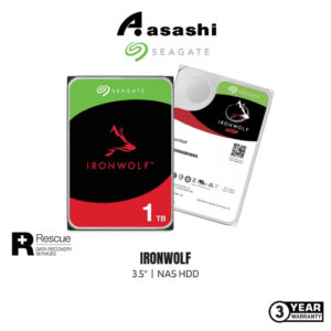 Seagate IronWolf 1TB / 2TB / 4TB / 8TB / 10TB 3.5" NAS HDD - 5400RPM/256MB 5900RPM/64MG 7200RPM/256MB